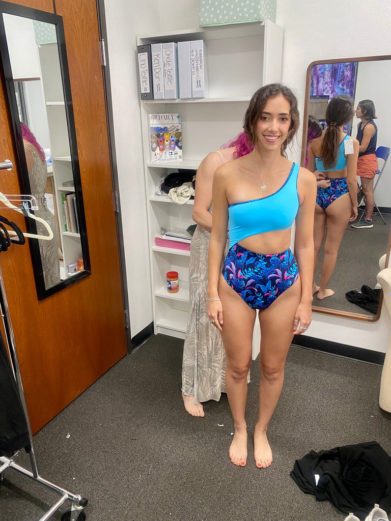 We’re Sampling our First Swimsuit Now